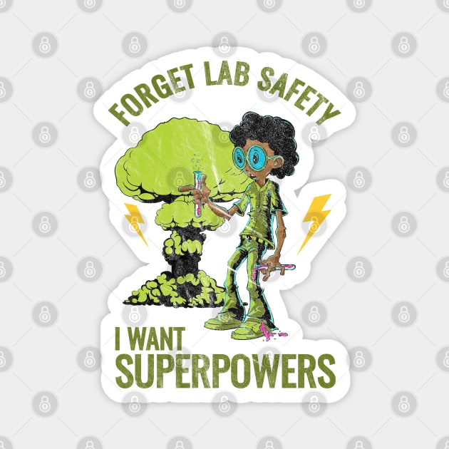 Lab Safety Magnet by SpottydoggCreatives