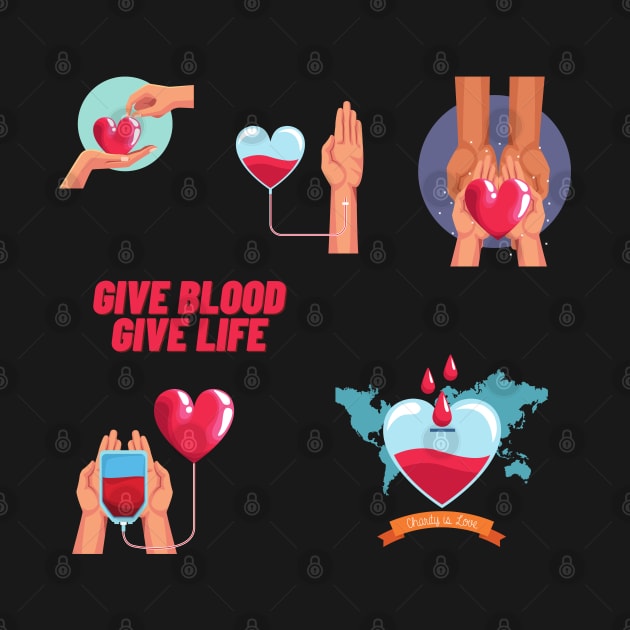 give blood give life by OnlyHumor