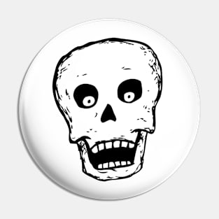 Psychoscapes Skull Pin