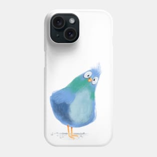 curious pigeon Phone Case