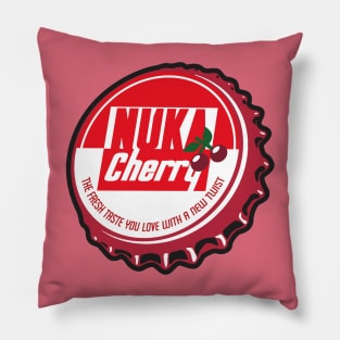 Vintage Nuka Cherry Soda Bottlecap Pillow