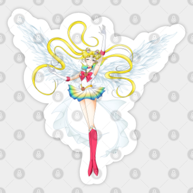 Super Sailor Moon Manga Ver Sailor Moon Sticker Teepublic