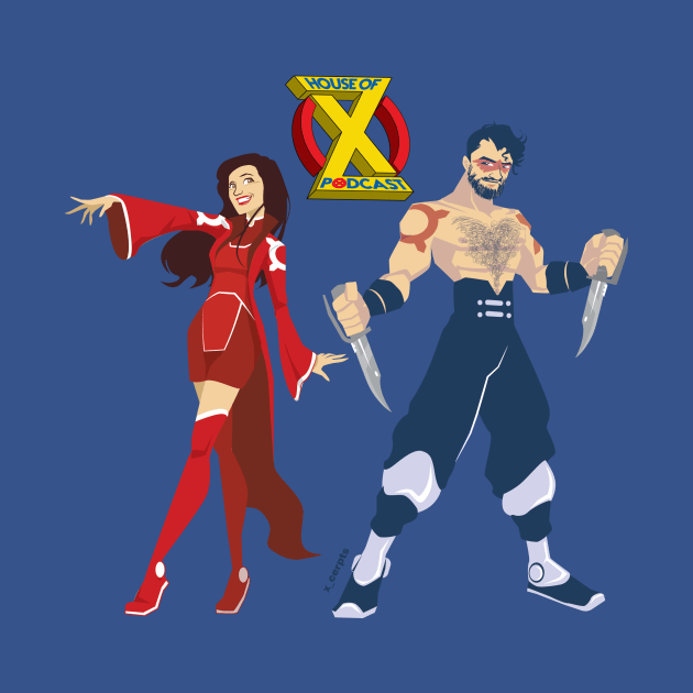 House of X Podcast Hosts by X_CERPTS X Men TShirt TeePublic