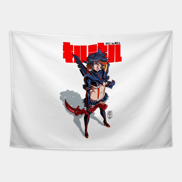 Kill La Kill Fan art Tapestry by drdre74