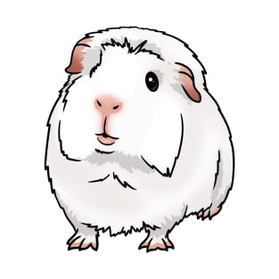 White Crested Guinea Pig T-Shirt