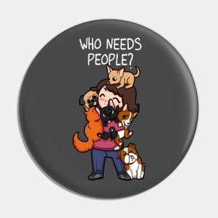 Who Needs People #Cats Pin