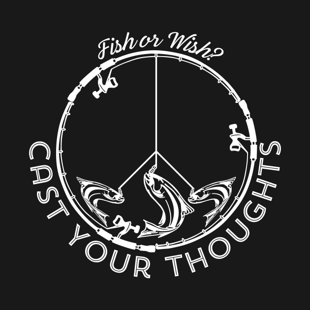 Cast your Thoughts fishing design by 23 century