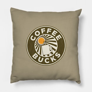 Coffee Bucks Pillow