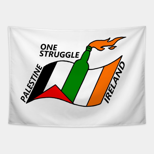 Free Palestine - Free Ireland Tapestry by RichieDuprey