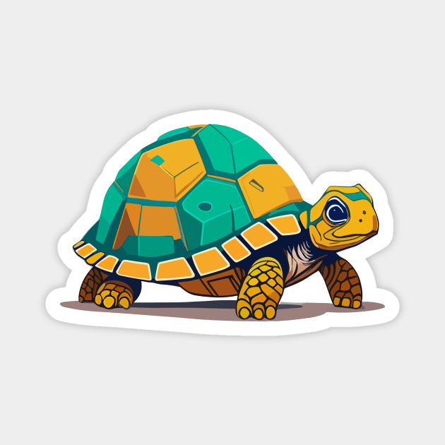 Tortoise Portrait Magnet by SpriteGuy95