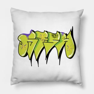 Graffiti Throw Up Pillow