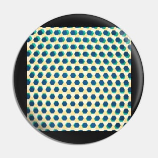 Op art hexagon Pin