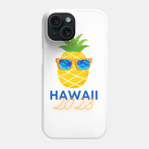 2023 Hawaii Vacation Pineapple Phone Case by NicoleMerida