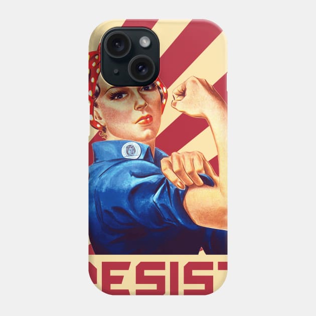 We Can Do It Rosie Resist Phone Case by Nerd_art