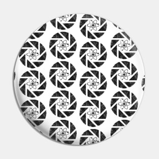 Aperture Lab logo pattern style Pin