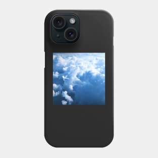 Blue Clouds High in the Sky Phone Case