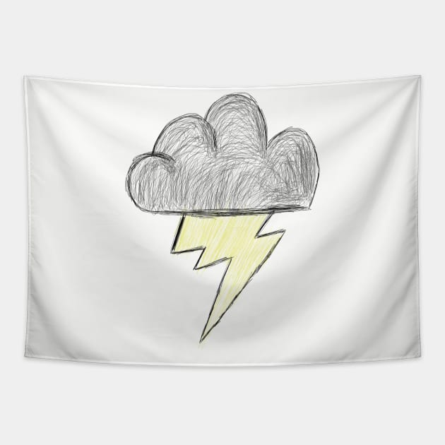 Thundersketch - Color Tapestry by jwolftees