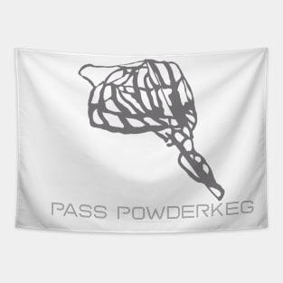 Pass Powderkeg Resort 3D Tapestry