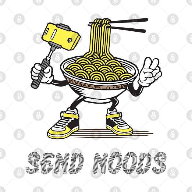 Send NOODS selfie by Retro Vintage