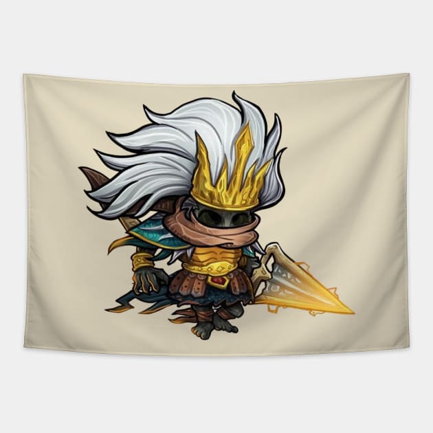 Nameless King Tapestry by mprokolo corgi