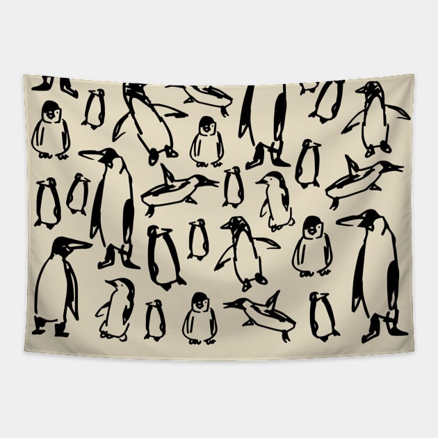 PENGUINS Tapestry by KelleyDillon