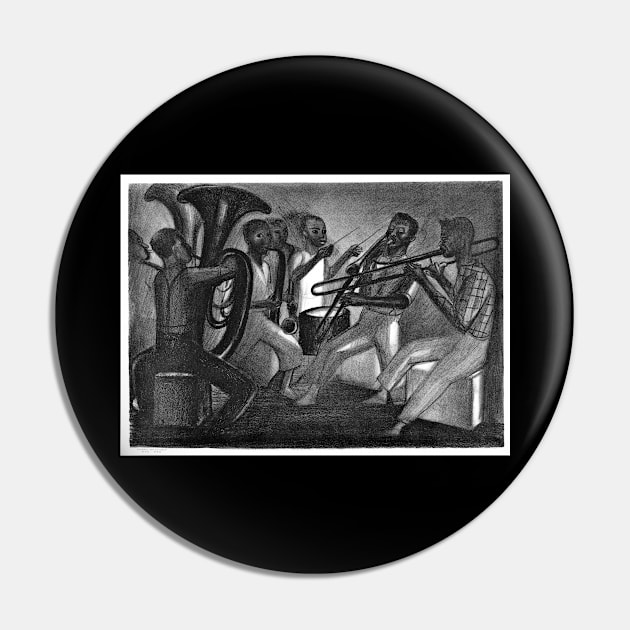 Rhythm Band, Musicians Playing Jazz 1935-1943 by Elizabeth Olds Pin by rocketshipretro