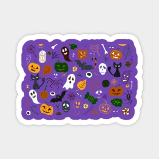 Halloween Funny Pattern Magnet