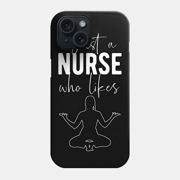 Nurse Yogi - Yoga Fan Phone Case by BlueTodyArt