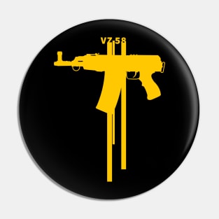 Yellow lines Assault rifle VZ-58 Pin