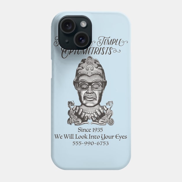 Forbidden Temple Optometrists Phone Case by The Skipper Store