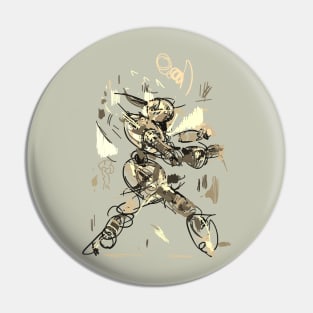 Abstract Robot Pin