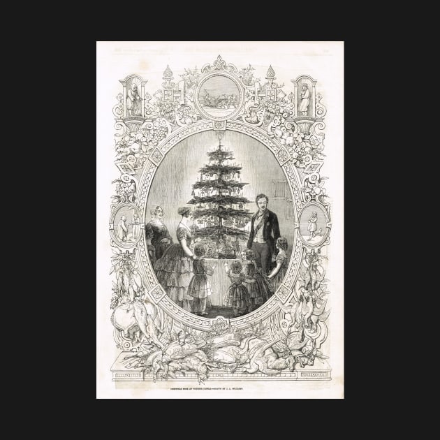 Victoria & Albert & Christmas Tree 1848 by artfromthepast