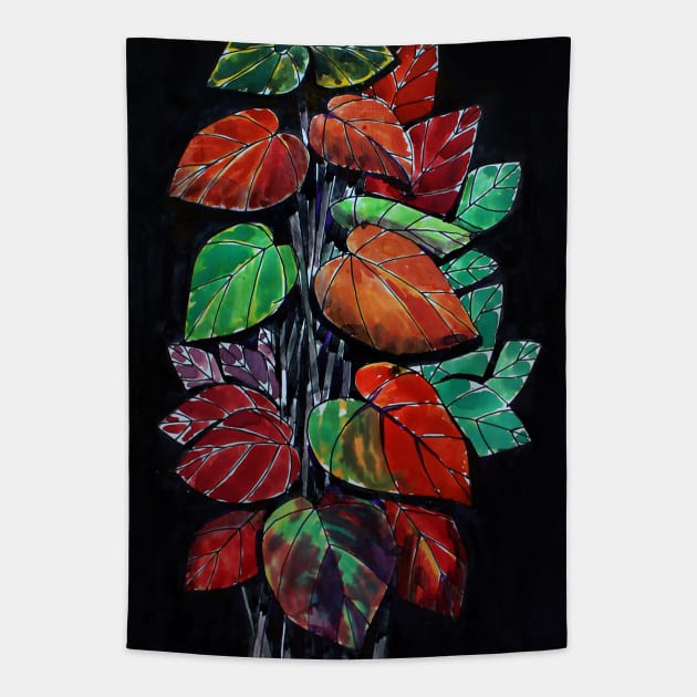 Colorful Plant Tapestry by GeeTee