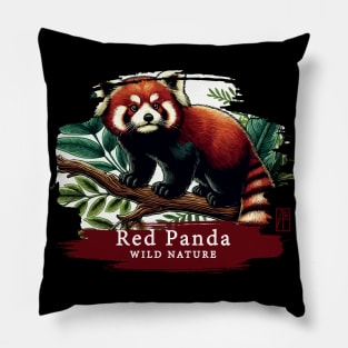 Red Panda - WILD NATURE - RED PANDA -15 Pillow