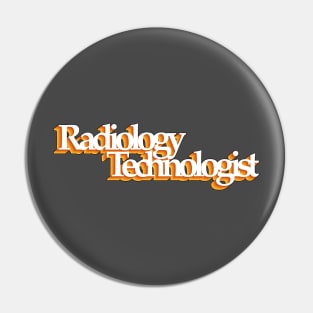 Radiology technologist - retro design Pin