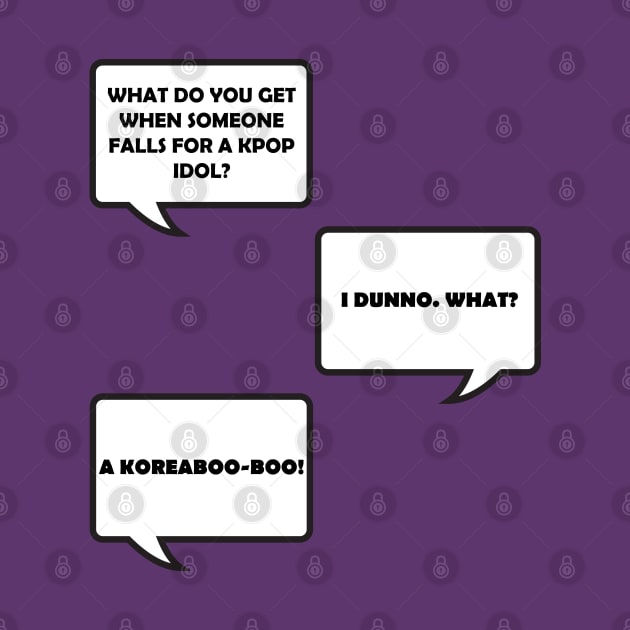 Koreaboo-boo Text by Maries Papier Bleu
