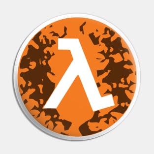 Half-Life Stylized Logo (CLASSIC LAMBDA) Pin