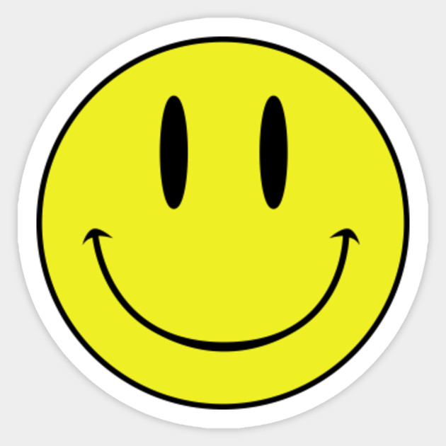 Smiley Face Emoji Have A Nice Day Acid Man 90s Grunge Rave Smiley Face Sticker Teepublic Au