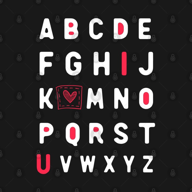 ABCD I Love You by MZeeDesigns