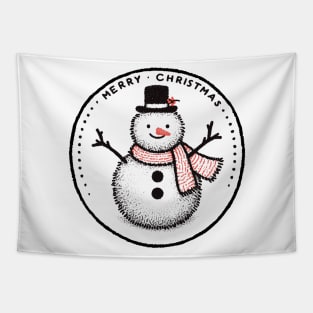 Snowman Christmas Tapestry