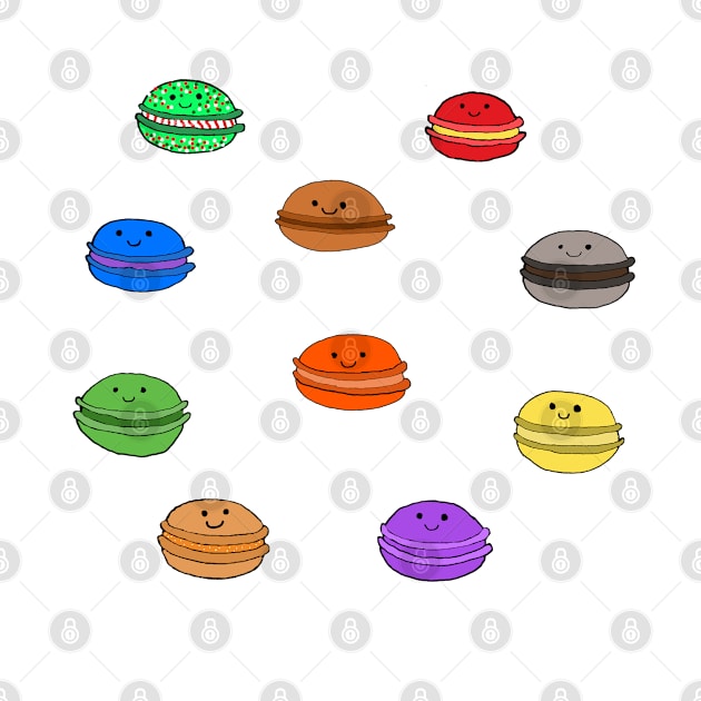 Assorted Macarons Pack by jhsells98