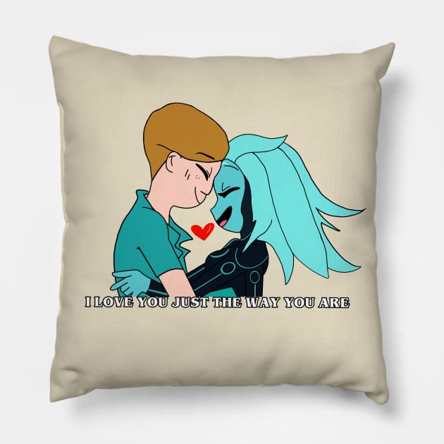 Steve & Aja Pillow by garciajey