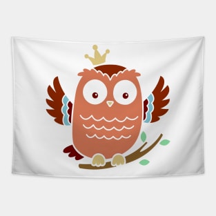 Cute Owl Tapestry