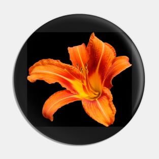 Orange Lily Pin