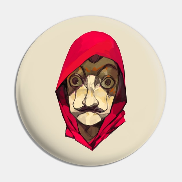 Money Heist Pin by Hieumayart