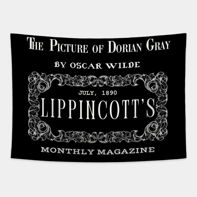 Oscar Wilde Picture of Dorian Gray Lippincotts Tapestry by Delta V Art