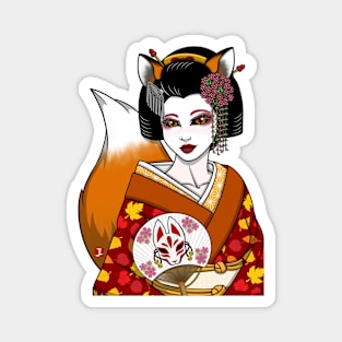 Kitsune Magnet