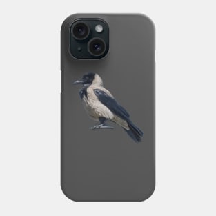 Side Profile Of A Magnificent Hooded Crow Phone Case