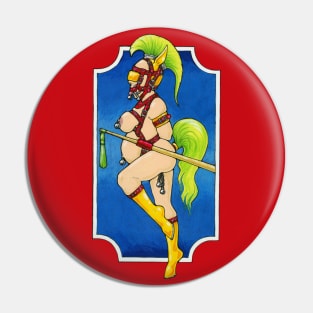 Pregnant Pony Girl Pin