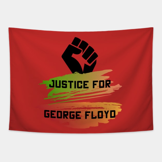 justice for george floyd Tapestry by Family shirts